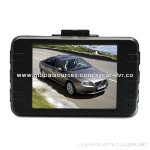In Car Camera, 2.4' TFT LCD Screen with Motion Defection TF Card, Supports Multiple Video Formats